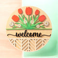 Daisies & Tulips Sign