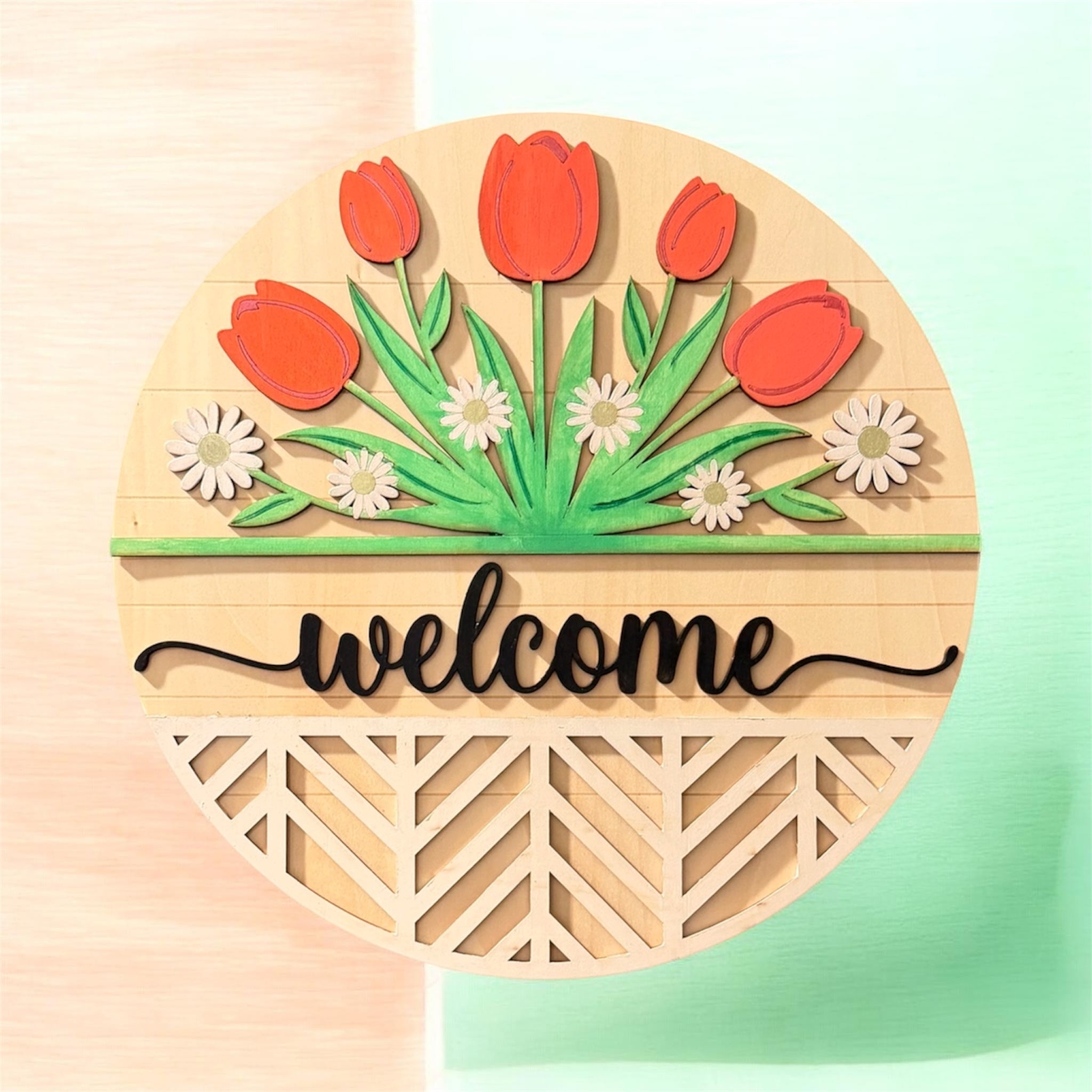 Daisies & Tulips Sign